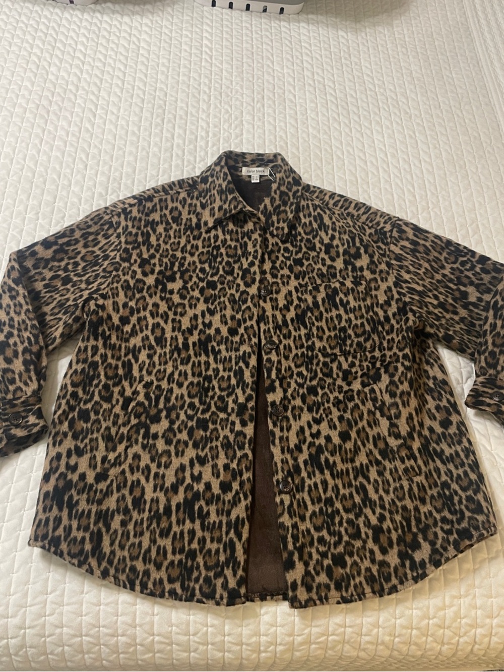 Leopard Print Coat